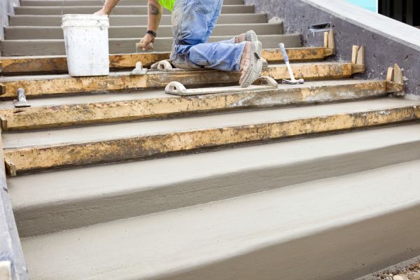 Cost of Concrete Steps Pouring in San Angelo