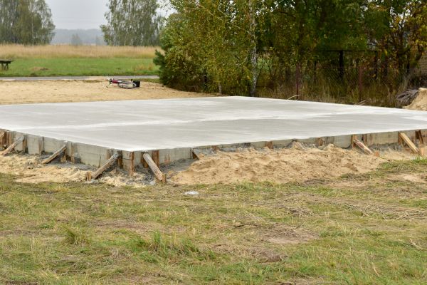 Concrete Base Installation in San Angelo