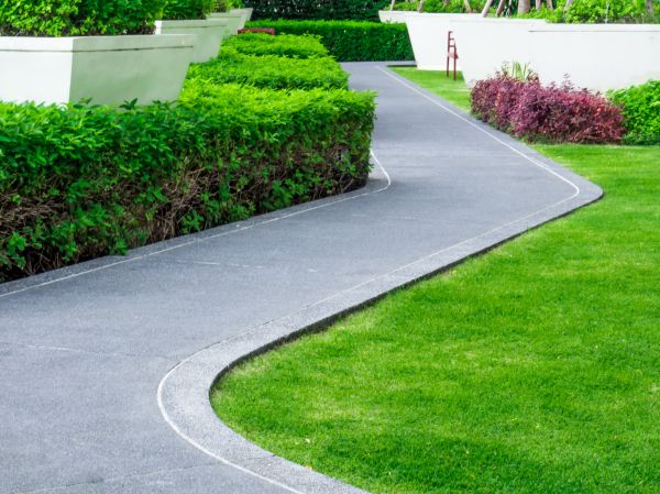 Walkway Curb Installation in San Angelo
