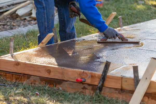 Patio Slab Construction in San Angelo