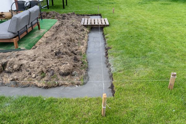 Cement Footer Installation in San Angelo