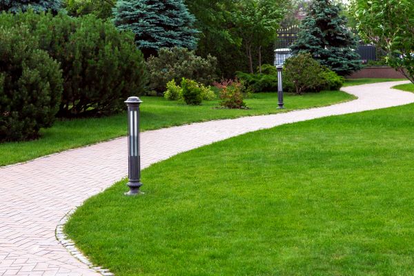 Backyard Sidewalk Installation in San Angelo